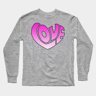 Valentine's Love Heart Long Sleeve T-Shirt